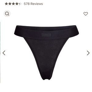 Skims Cotton Rib Thong, Sixe XS, Brand New